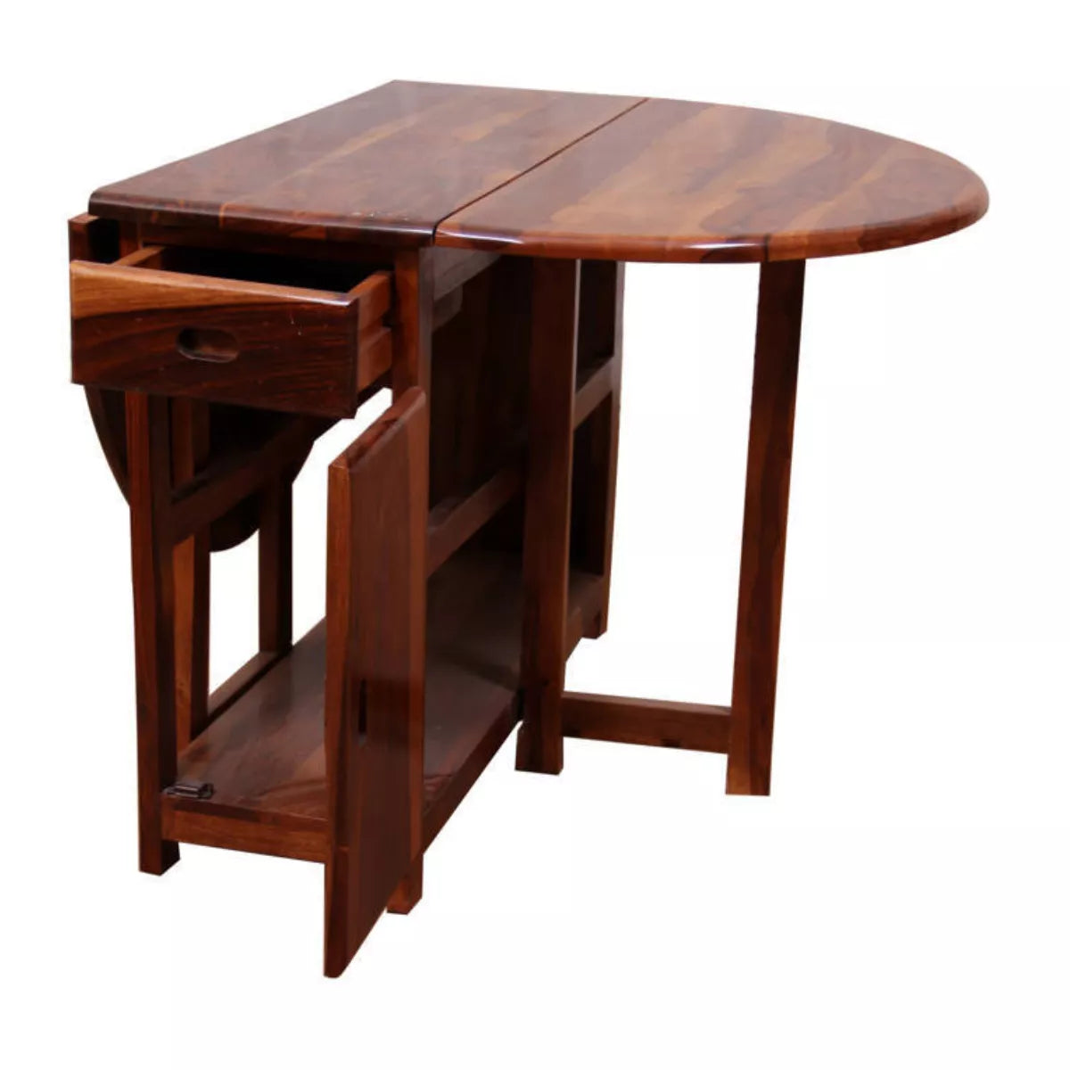 Shesham Wood Moder 4 Seater Foldable Dining Table
