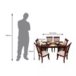 Veritas Sheesham Wood Classic 6 Seater Rectangular Dining Set - Induscraft