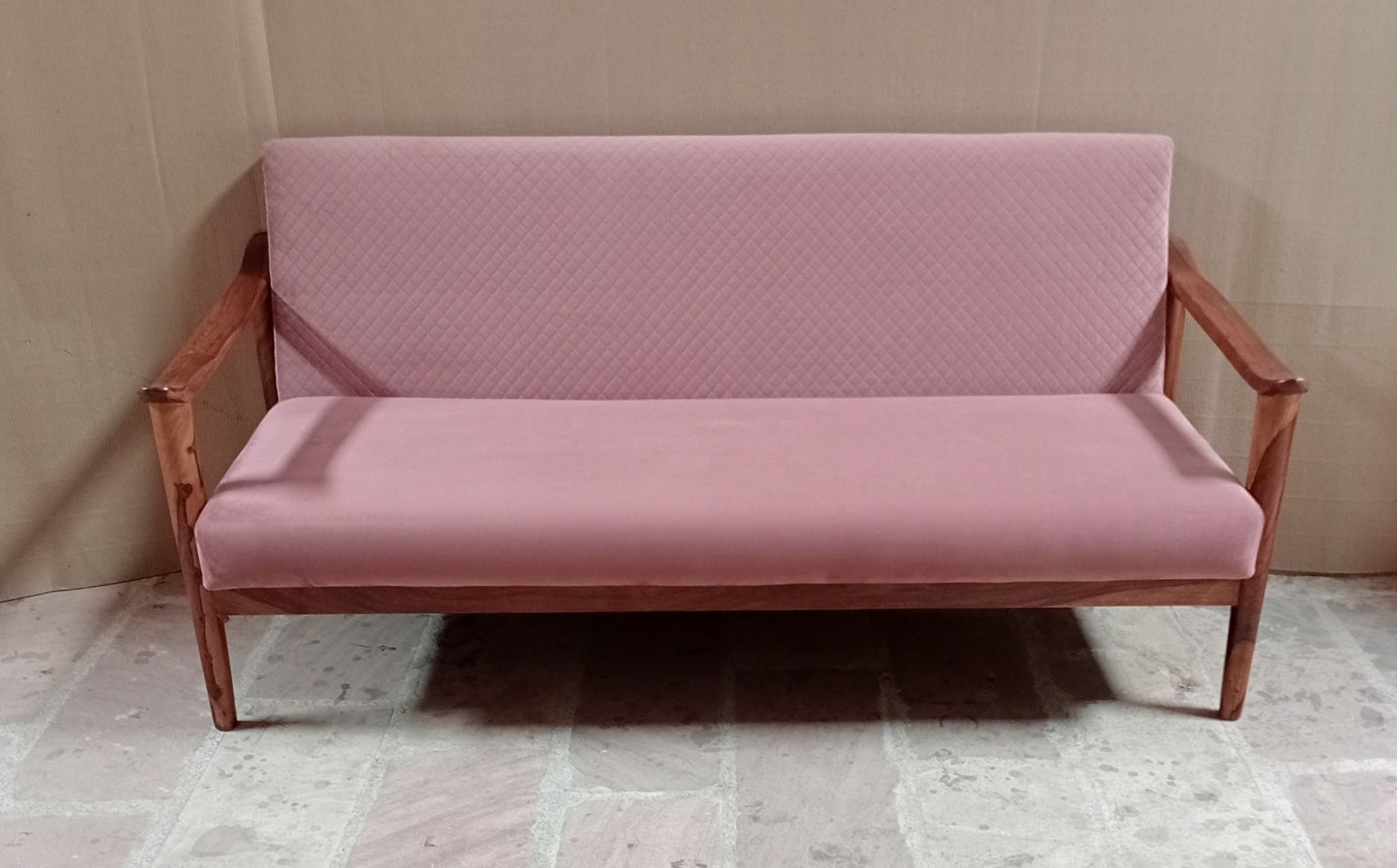 Rose Sofa by Induscraft in Solid Sheesham Wood