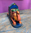Colourful Ethnic Elephant Book Holder (Set of Two)