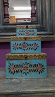 Blue Jewlery Box (Set of 3) - Induscraft