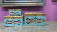 Blue Jewlery Box (Set of 3) - Induscraft