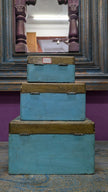 Blue Jewlery Box (Set of 3) - Induscraft