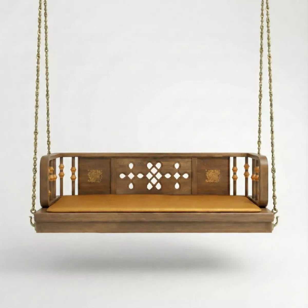 Yashodha Luxury Handcrafted Swing with Cushioned Seat - Induscraft