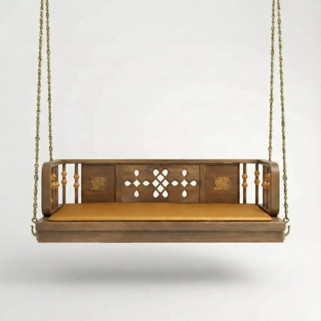 Yashodha Luxury Handcrafted Swing with Cushioned Seat - Induscraft