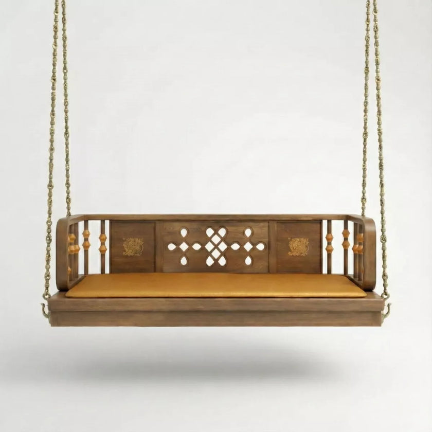 Yashodha Luxury Handcrafted Swing with Cushioned Seat - Induscraft