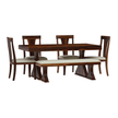 Yeshua Contemporary Sheesham 6 Seater Dining Set with Bench