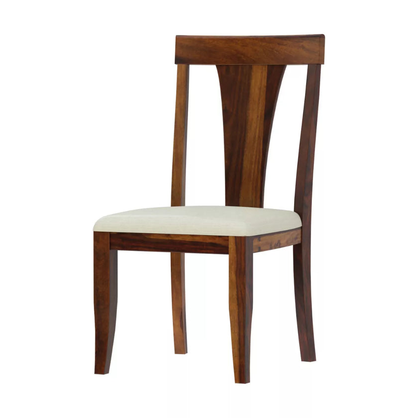 Yeshua Modern Sheesham Wood 4 Seater Round Dining Set - Induscraft