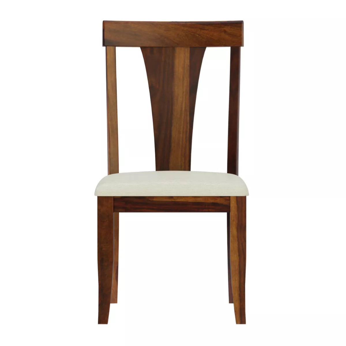 Yesua Sheesham Wood Modern Upholstered Seat Dining Chair (Set Of 2)