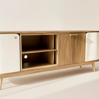 Yuki Contemporary TV Cabinet with Curved Edges
