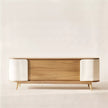 Yuki Contemporary TV Cabinet with Curved Edges - Induscraft