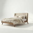 Yuki Luxury Upholstered Bed with Padded Headboard - Induscraft