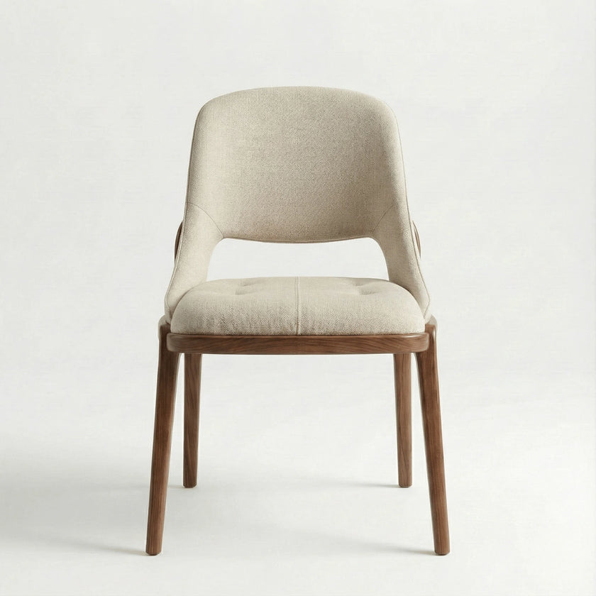 Yuki Modern Solid Wood Office Desk and Upholstered Chair - Induscraft