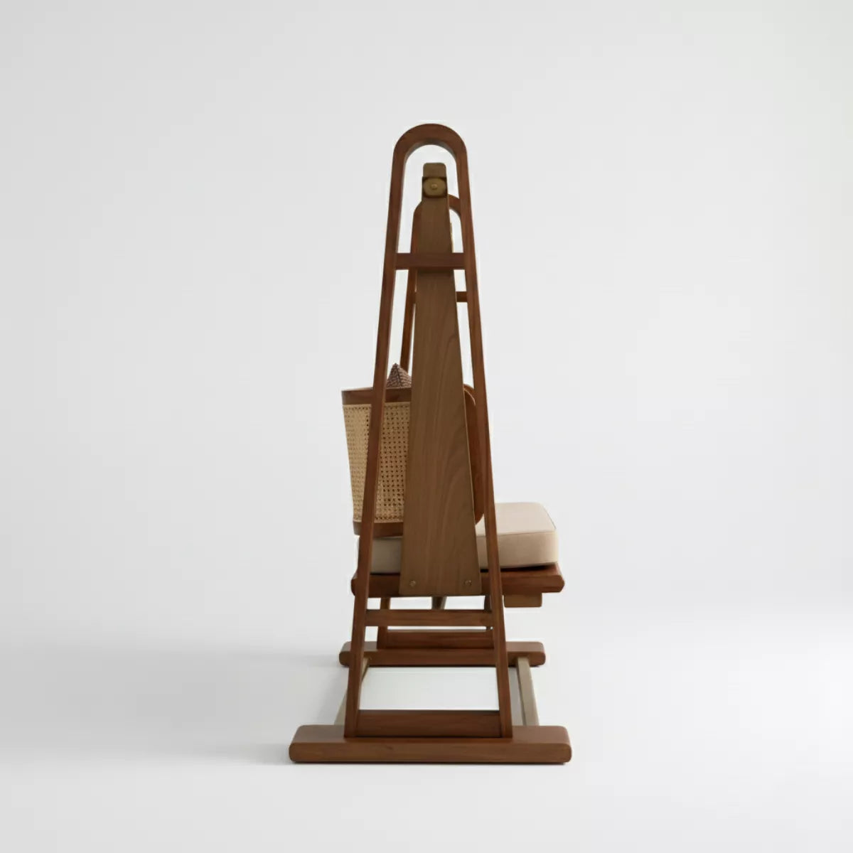 Zevra Modern Luxury Indoor Swing with Cane Detailing - Induscraft