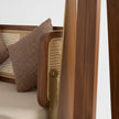 Zevra Modern Luxury Indoor Swing with Cane Detailing - Induscraft