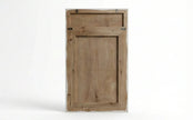 Full back view of the Aariz Mughal arch wooden wall mirror