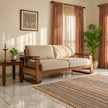 Brahmika Sheesham Wood Sofa Set with Cane Detailing