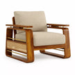 Brahmika Sheesham Wood Sofa Set with Cane Detailing