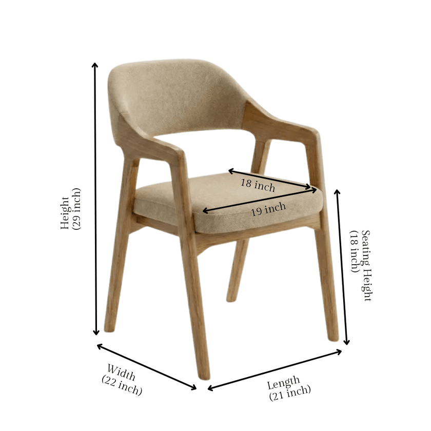 Brendon Glass and Wood Dining Table with Upholstered Chairs