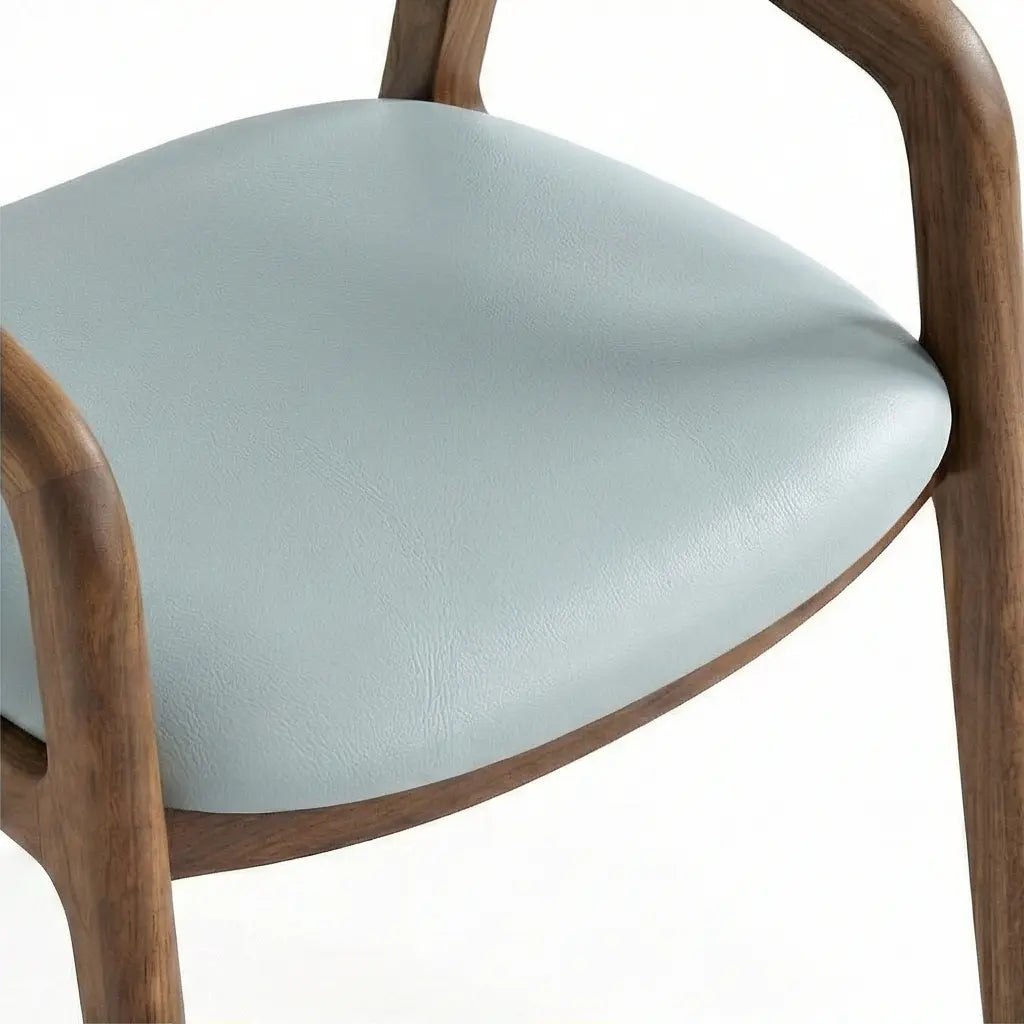 Claytopia Sculpted Solid Wood Armchair