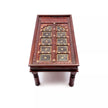 Door panel center table top view showing carved Rajasthani door design