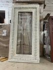 Dvitya Handcrafted Wooden Mirror Frame in Distressed Finish