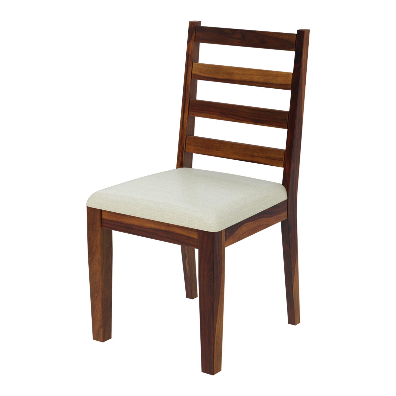 Easter Sheesham Wood Contemporary Upholstered Seat Dining Chair (Set of 2)