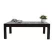 Flower rectangular sheesham center table front view