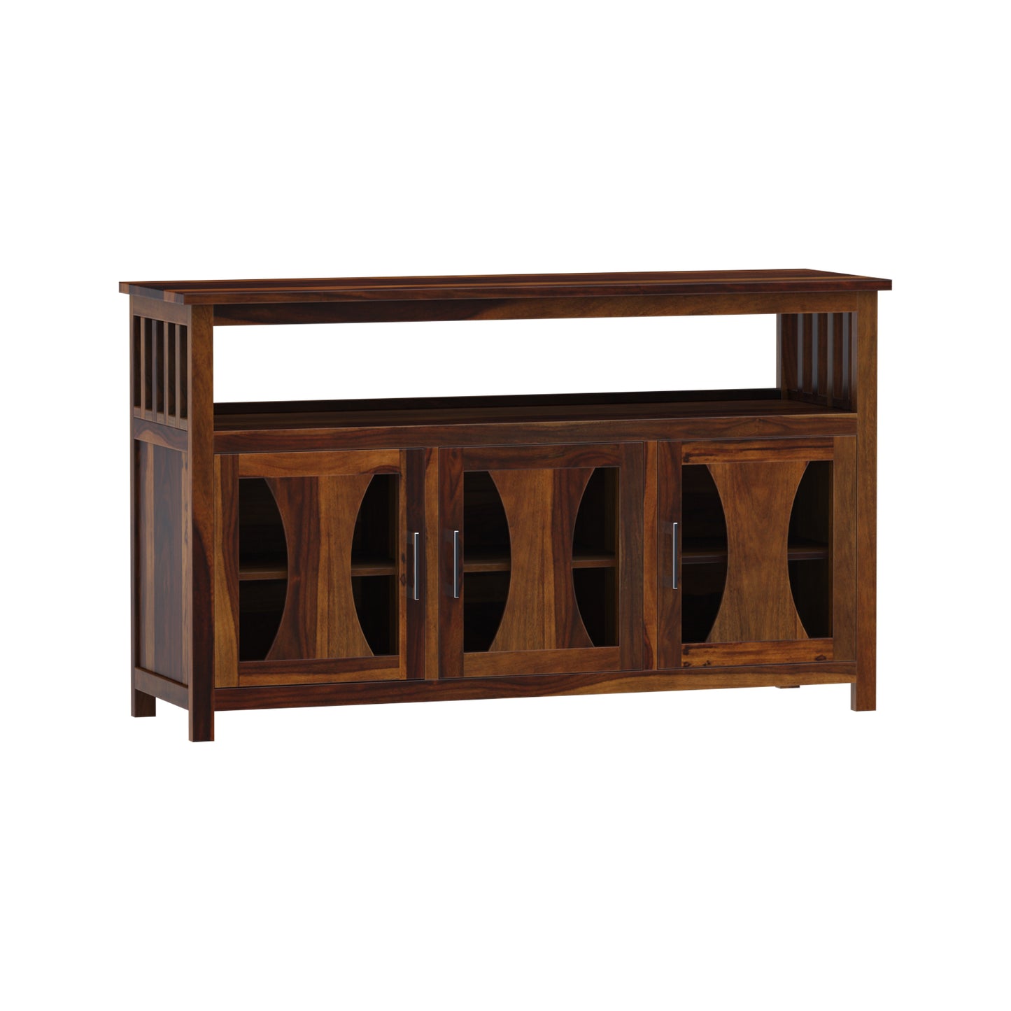 Yeshua Sideboard in Solid Sheesham Wood by INDUSCRAFT