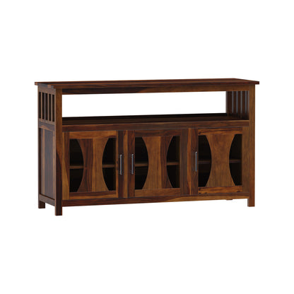 Yeshua Sideboard in Solid Sheesham Wood by INDUSCRAFT