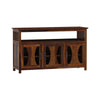 Yeshua Sheesham Contemporary 3 Glass Door Sideboard