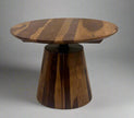 Cane Back Accent Chair and Round Pedestal Table – Available as a Set or Single Piece - Induscraft