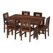 Joshua Sheesham Modern 4 Chair Dining Set for Compact Spaces - Induscraft