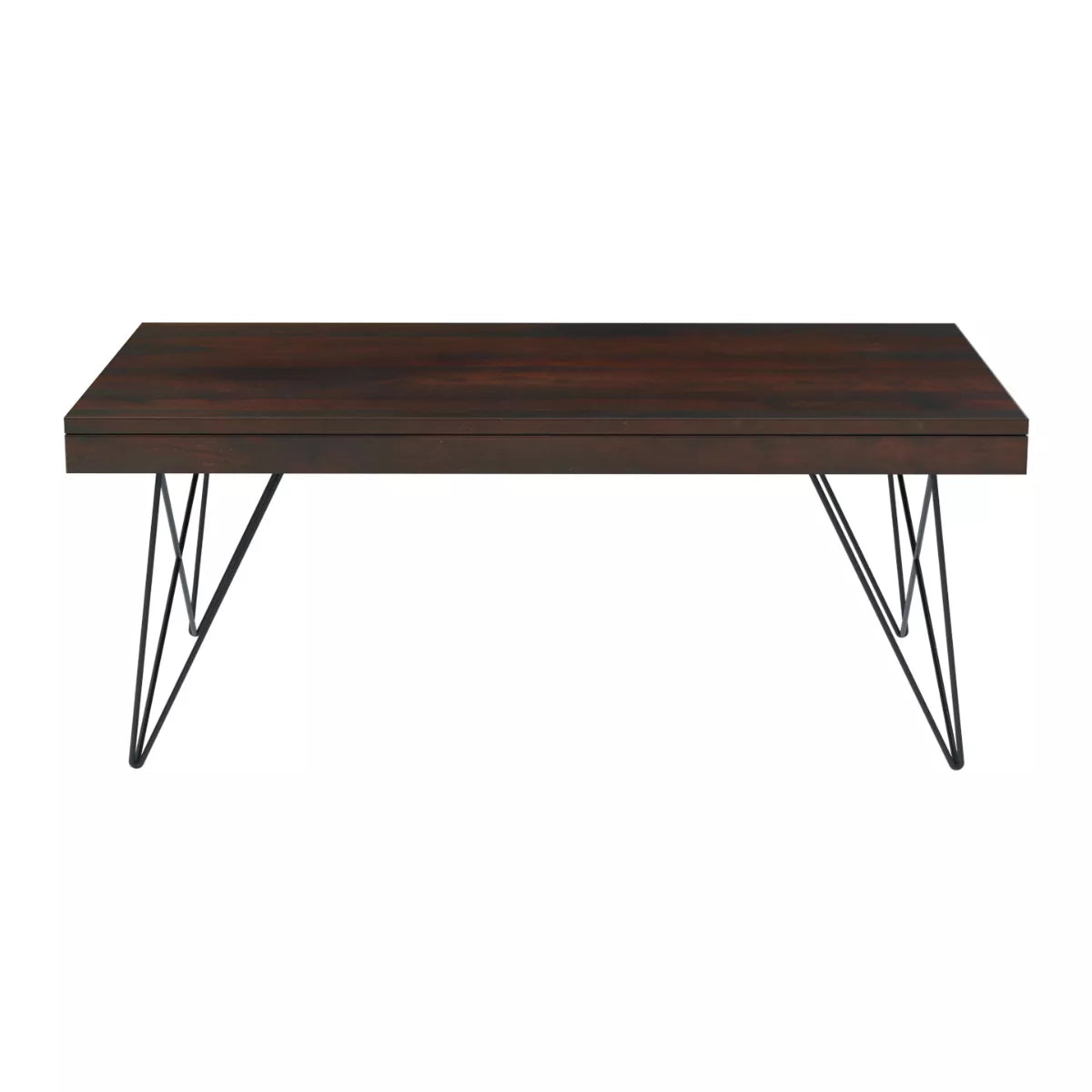 Kiana contemporary coffee table side angle view
