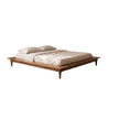 Kriya Sheesham Wood Low Floor Platform Bed With No Headboard