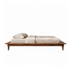 Kriya Sheesham Wood Low Floor Platform Bed With No Headboard