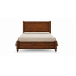 Lesnar Sheesham Wood Bed with Tall Panel Headboard