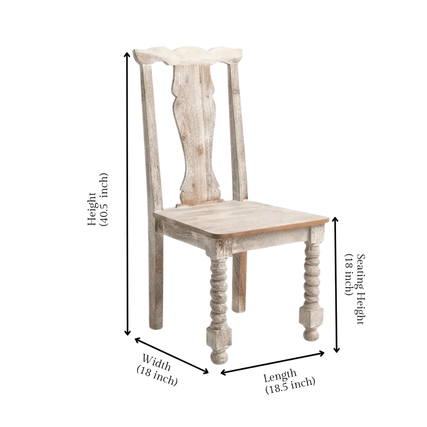 Mathilide Solid Wood 6 Seater Dining Table with Chairs and Bench