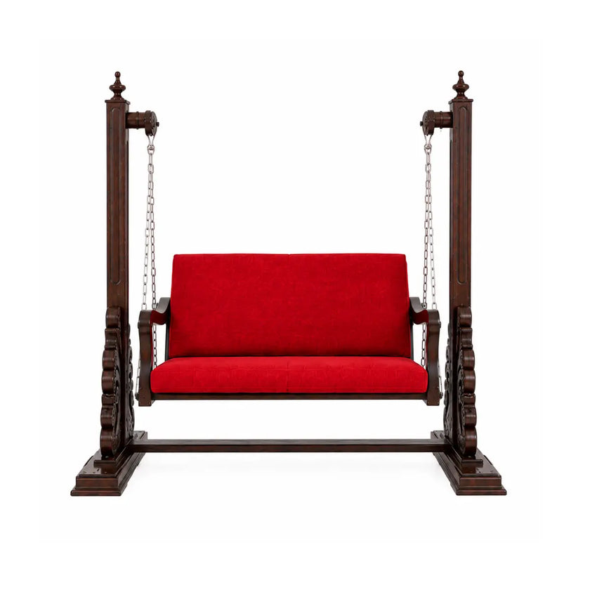 Meraki Sheesham Wood 2-Seater Swing with Stand
