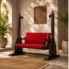 Meraki Sheesham Wood 2-Seater Swing with Stand