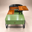 Pannavan Lift Top Coffee Table with Half-Moon End Table