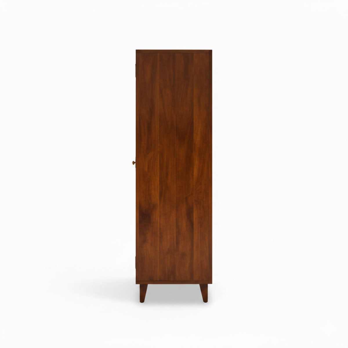 Petal Solid Wood 2 Door Cane Wardrobe