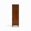 Petal Solid Wood 2 Door Cane Wardrobe