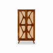 Petal Solid Wood 2 Door Wardrobe with X Cane Webbing