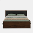 Redline Solid Sheesham Wood Bed with Headboard