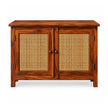 Rehva Sheesham Wood 2 Door Sideboard with Cane Doors