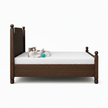 Riwaaz Solid Sheesham Wood Four Post Bed with Ball Finials