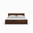 Rocky Solid Sheesham Wood Bed With Headboard