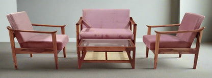 Rose sofa set 2-1-1 and coffee table