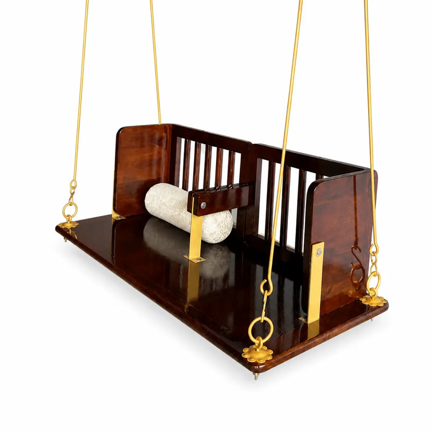 Sera Sheesham Wood Hanging Swing for Home